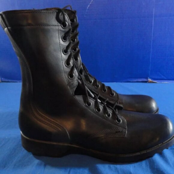 10.5N RO-SEARCH BLACK COMBAT MILITARY BOOTS USN ARMY USMC TACTICAL SOLES RC 2474 main image 5